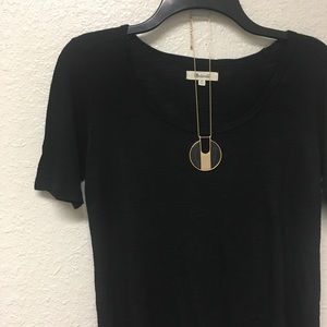 Panacea Gold and Black Circular Pendant